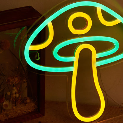 LED Neon Mushroom USB 3DLight