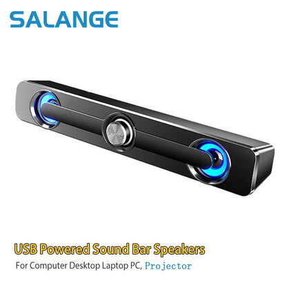 Salange Sound Bar with Bluetooth and USB Wired