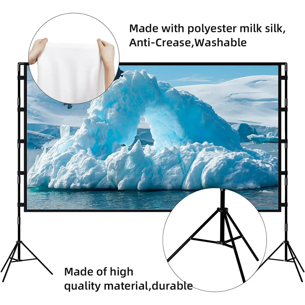 VEIDADZ Projector Screen With Stand