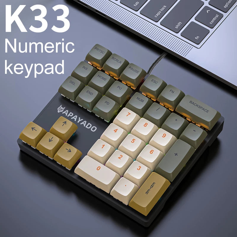 APAYADO K33 Mini Numeric Keyboard