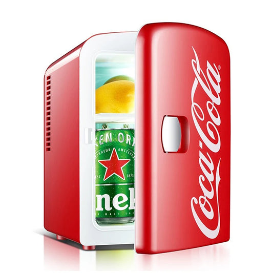 4L 12V/220V Coca-Cola Mini Multifunction Refrigerator