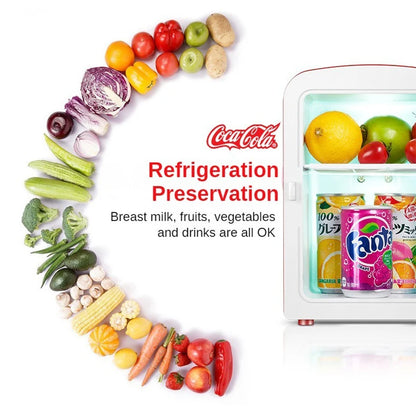 4L 12V/220V Coca-Cola Mini Multifunction Refrigerator