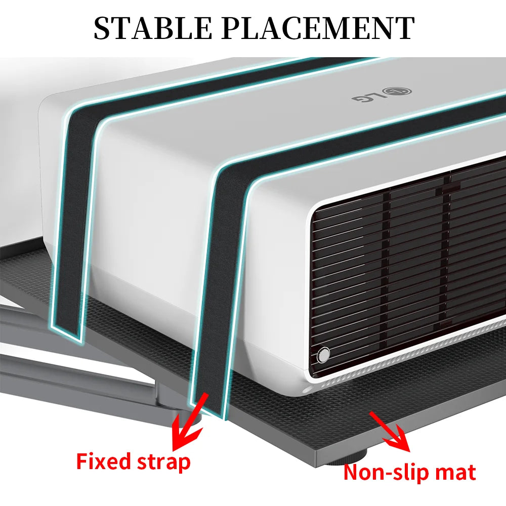 Foldable Projector Stand with Tray -10KG Loading Capacity