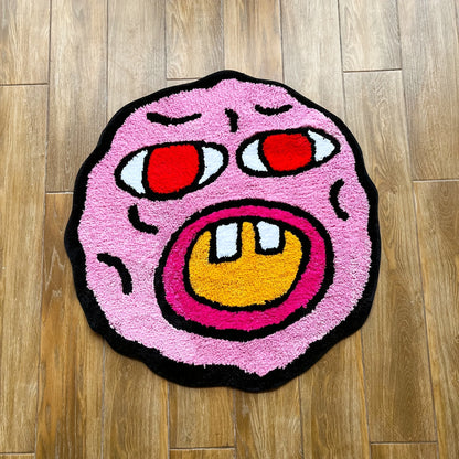 Cherry Bomb Pink Handmade Tufted Rug