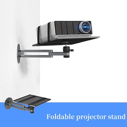 Foldable Projector Stand with Tray -10KG Loading Capacity